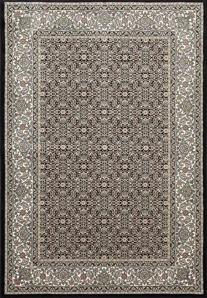 Dynamic Rugs ANCIENT GARDEN 57011-3263 Black and Ivory